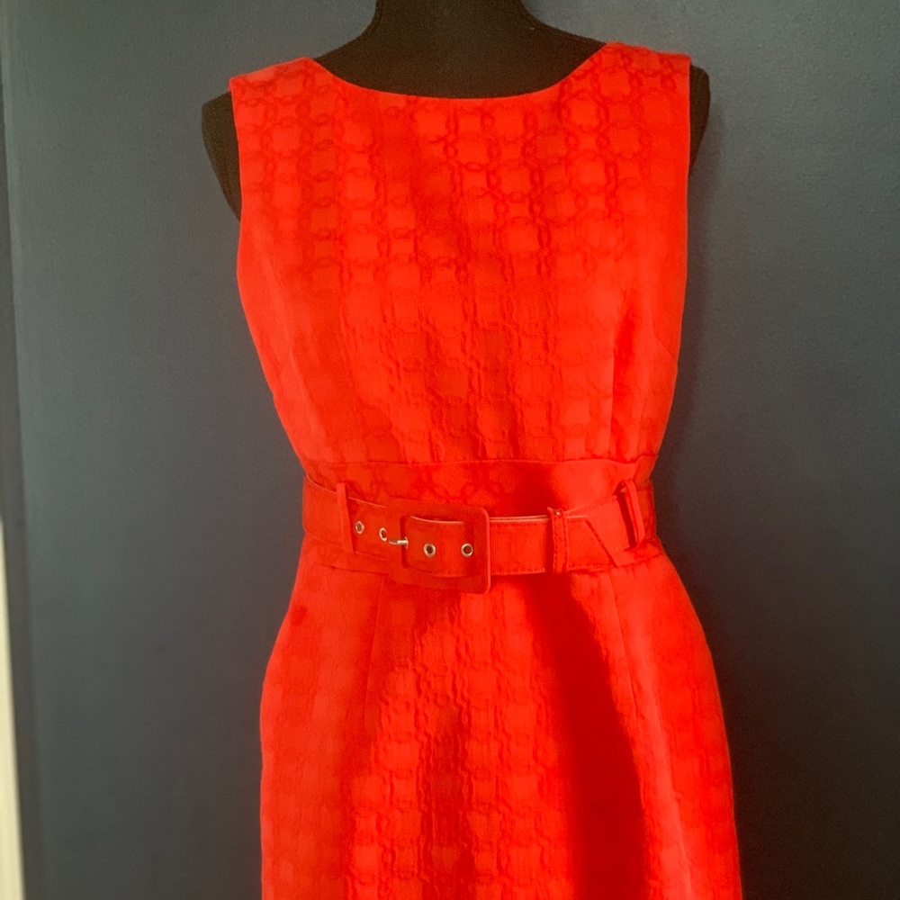 Banana Republic Red Sheath Dress 8